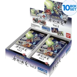 BANDAI Carddass Gundam The Witch From Mercury Vol.2 Booster Box TCG JAPAN