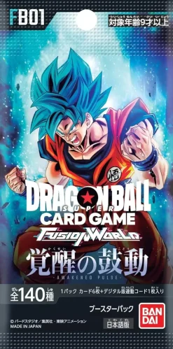 BANDAI Dragon Ball Super Card Game Fusion World FB01 Booster Box TCG JAPAN