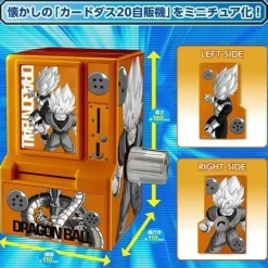 BANDAI Dragon Ball*Dragon Ball 35th Anniversary Carddas Mini Vending Machine JAPAN OFFICIAL