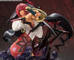 BANDAI Figuarts ZERO Super Fierce Battle ONE PIECE Shanks Kamusari Figure JAPAN