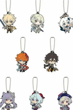 BANDAI Genshin*Genshin Capsule Rubber Mascot 01 All 8 Full Set Gasha Capsule toy ZA-130