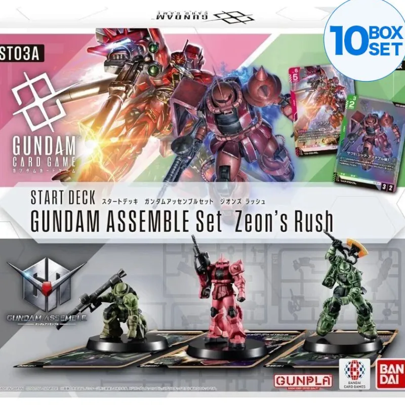 BANDAI Cards*Gundam Assemble Set Zeon's Rush Starter Deck ST03A TCG JAPAN