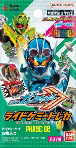 BANDAI Kamen Rider*Kamen Rider Gotchard Ride Chemy Trading Card PHASE 02 BOX TCG JAPAN