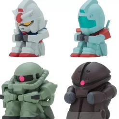 BANDAI Figure|Capsule Toy*Machibouke Mobile Suit Gundam Set of 4 Types Figure Capsule Toy JAPAN