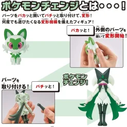 BANDAI Pokemon*Pokemon Change Sprigatito & Meowscarada Model Kit JAPAN OFFICIAL