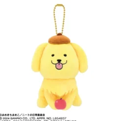 BANDAI Purinui Mascot Mamekichi Mameko x Sanrio Characters Komachi Plush JAPAN