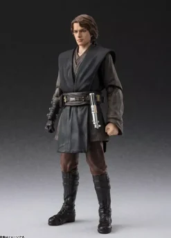 BANDAI S.H.Figuarts STAR WARS Ahsoka Anakin Skywalker Action Figure JAPAN