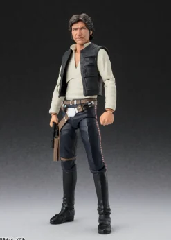 BANDAI S.H.Figuarts Star Wars A New Hope Han Solo Classic Ver. Action Figure