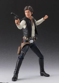 BANDAI S.H.Figuarts Star Wars A New Hope Han Solo Classic Ver. Action Figure