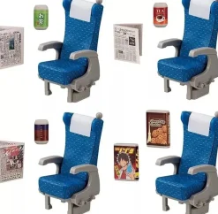 BANDAI Tokaido Shinkansen N700A Nozomi Seat PLUS Complete Set Figure Capsule Toy