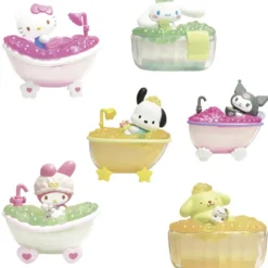 BANDAI Tokimeruzu BOX! Sanrio Characters Bubble Bath Time Figure 6Pack BOX JAPAN