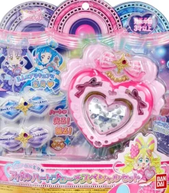BANDAI You and Idol PreCure Transformation Heart Brooch Special Set JAPAN