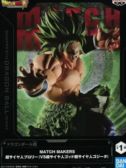 Banpresto Figure|Dragon Ball*Dragon Ball Super MATCH MAKERS Super Saiyan Broly Figure JAPAN