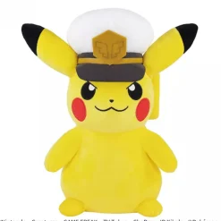 Banpresto Mecha Mofugutto Pokemon Captain Pikachu Plush Doll JAPAN OFFICIAL