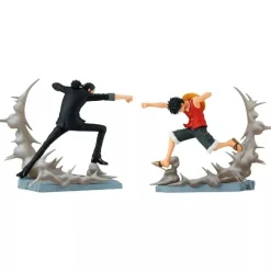 BANPRESTO Senkou Zekkei One Piece Monkey D Luffy Rob Lucci Figure Set of 2 JAPAN