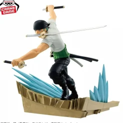 Banpresto Senkou Zekkei One Piece Zoro & Dracule Mihawk Figure Set of 2 JAPAN