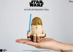 Blitzway Figure*SML Star Wars Luke Skywalker and Yoda Figure JAPAN OFFICIAL