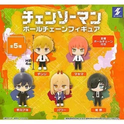 SK Japan Chainsaw Man*Chainsaw Man ball chain figure Set of 5 Capsule Toy JAPAN ZA-662
