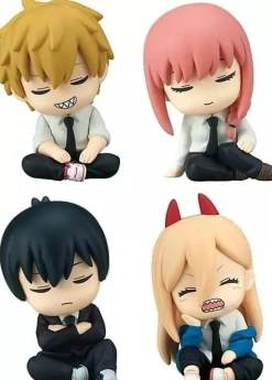 TAKARA TOMY ARTS Chainsaw Man Shoulder Zun Fig. All 4 type Figure Set Capsule Toy JAPAN OFFICIAL