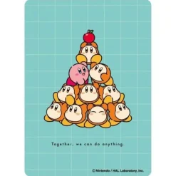 Ensky Character Sleeve Kirby play with Waddle Dee Together We can Do Anything EN-1498