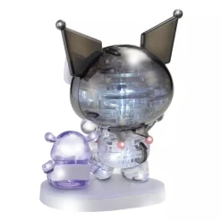 Hanayama Crystal Gallery Kuromi Ribbon 3D Puzzle JAPAN OFFICIAL