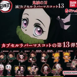 BANDAI Demon Slayer Metsu! Capsule Rubber Mascot 13 Set of All14 types Complete ZA-207