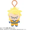 BANDAI Dragon Ball DAIMA Chibi Plush Mascot With Hook Super Saiyan 3 Son Goku Mini