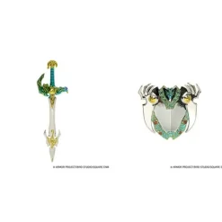 Square Enix Dragon Quest Metallic Items Gallery Special Zenithian Sword & Zenithian Shield