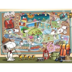 Epoch Jigsaw Puzzle PEANUTS Snoopy Beagle Scout 500 Piece JAPAN OFFICIAL
