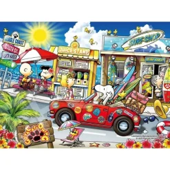 EPOCH Jigsaw Puzzle PEANUTS Snoopy Let's Drive 500 Super Small Piece JAPAN