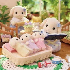 Epoch Doll*Sylvanian Families Flora Rabbit Family FS-50 JAPAN OFFICIAL