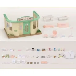 Epoch Sylvanian Families Calico Critters Country Clinic Hospital H-12 JAPAN