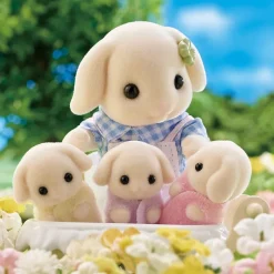 Epoch Sylvanian Families Flora Rabbit Family FS-50 JAPAN OFFICIAL