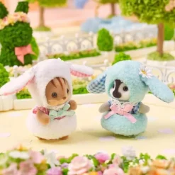 Epoch Sylvanian Families*Sylvanian Families Baby Doll Pair Set Lop Ear JAPAN OFFICIAL