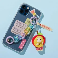 EPOCH Sylvanian Families Baby Sheep Apple Keychain JAPAN OFFICIAL