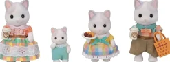 Epoch Sylvanian Families*Sylvanian Families Latte Cat Family FS-52 JAPAN OFFICIAL