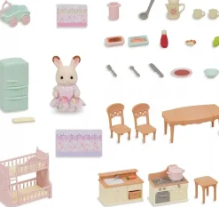 Epoch Sylvanian Families Red Roof Large House Kotokoto Cooking SE-210 JAPAN