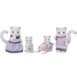 Epoch Sylvanian Families Snow Leopard Family FS-55 JAPAN OFFICIAL
