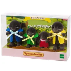 Epoch Sylvanian Families*Sylvanian Families MOLE FAMILY RE-LAUNCH MODEL CALICO CRITTERS JAPAN