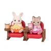 Epoch Sylvanian Families*Sylvanian Families Baby Theater Set Margaret Rabbit & Striped Cat JAPAN