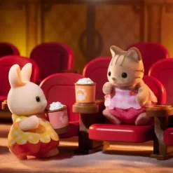 Epoch Sylvanian Families*Sylvanian Families Baby Theater Set Margaret Rabbit & Striped Cat JAPAN