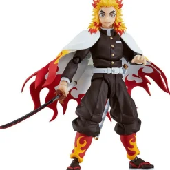 Max Factory Figure|Demon Slayer*figma Demon Slayer Kimetsu no Yaiba Kyojuro Rengoku Action Figure JAPAN ZA-71