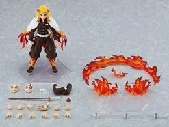 Max Factory Figure|Demon Slayer*figma Demon Slayer Kimetsu no Yaiba Kyojuro Rengoku Action Figure JAPAN ZA-71