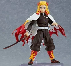 Max Factory Figure|Demon Slayer*figma Demon Slayer Kimetsu no Yaiba Kyojuro Rengoku Action Figure JAPAN ZA-71