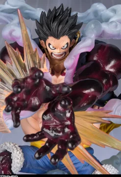 BANDAI Figuarts ZERO EXTRA BATTLE ONE PIECE Monkey D. Luffy Gear 4 Leo Bazooka Figure