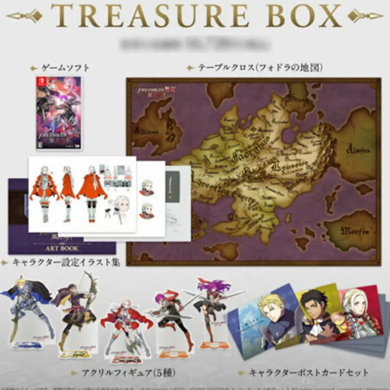 Nintendo Fire Emblem Warriors Three Hopes TREASURE BOX Limited Edition JAPAN