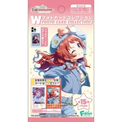F-toys Gakuen iDOLM@STER Double Photo Card Collection 15Pack Box Candy Toy TCG JAPAN