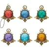 BUSHIROAD Capsule Toy|Capsule Toy*Genshin Impact God Eye Capsule Strap Mondo Series Complete Set of 6 Gacha ZA-161