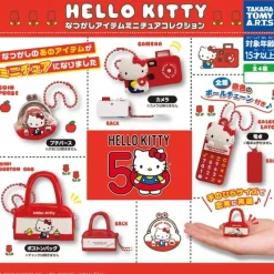 Takara Tomy A.R.T.S Hello Kitty Nostalgic Item Miniature Collection Complete Set Capsule Toy JAPAN
