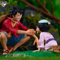 BANDAI Ichiban Kuji One Piece New Dawn Revible Moment Luffy & Momonosuke Prize C Figure